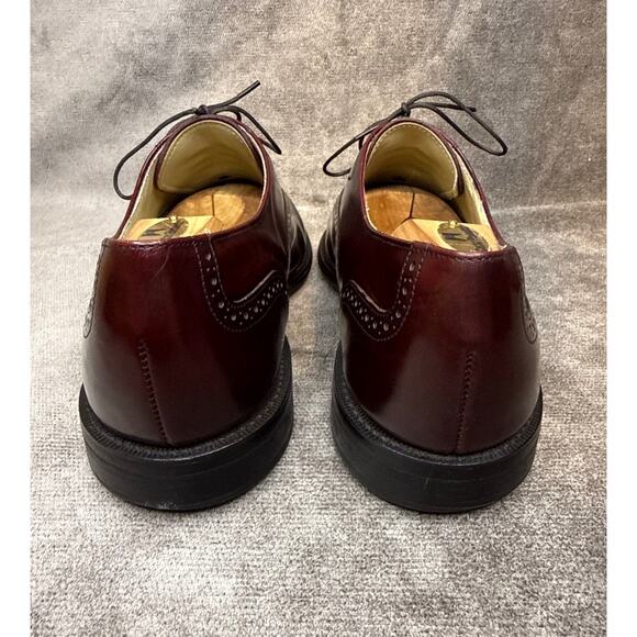 Bostonian Made in USA Burgundy Brogue Oxford 12 D/B Leather Sole main image 6